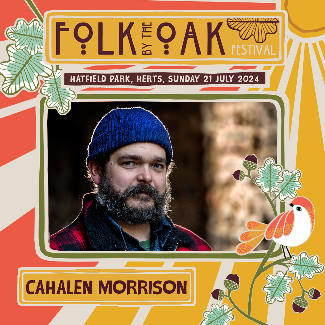 🌟#5 of 13 – Line-Up in our New Look! Equally at home on guitar, banjo or mandolin, and known for gigs that are stripped back, raw and poignant, @CahalenMorrison's set promises to be both spellbinding, enlightening and entertaining. Be sure to catch him on the Acorn Stage! 👏