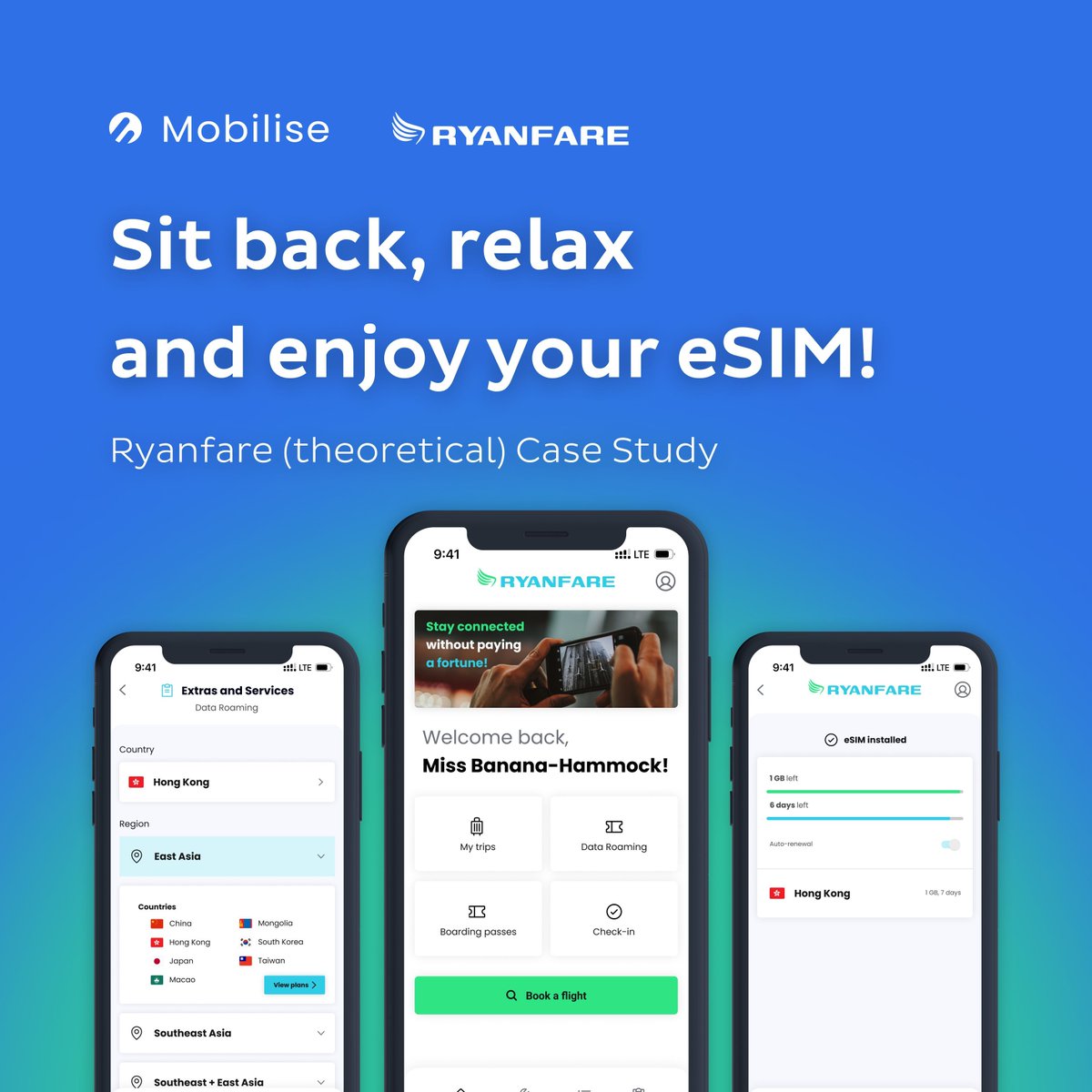 MobiliseGlobal's tweet image. Curious about how eSIM could benefit airlines? 💼💥
We don't just talk the talk. We've whipped up a prototype to show you what's up! Get ready to have your mind blown! 🌟
Check out our prototype here! 🔗 mobiliseglobal.info/ec-airline
#eSIM #EmbeddedConnectivity #TravelIndustry