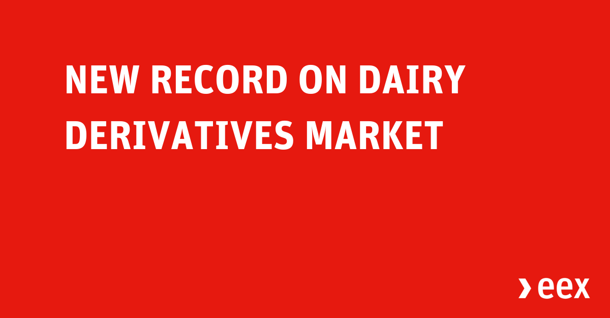 The EEX #Dairy Derivatives Market grew by 110% YoY in monthly #trading volume, reaching 8,185 contracts (equivalent to 40,925 tonnes of goods). This marks a significant leap from February 2023's volume.

Read more here 👇

tinyurl.com/3cae7esa

#BuildingMarketsTogether