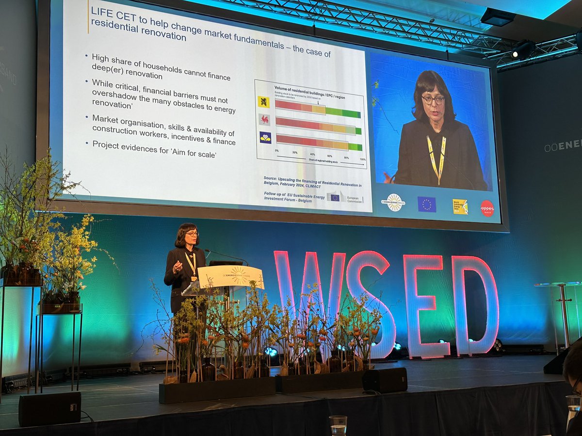 EEIP (@greencogeu) on Twitter photo Very inspiring presentation by Anette Jahn <a href="/cinea_eu/">CINEA 🇪🇺</a> of several <a href="/LIFEprogramme/">LIFE Programme</a> clean energy transition projects supporting key policy areas at World Sustainable Energy Days #WSED ‘Energy Efficiency Conference’ this morning.
#EnergyEfficiency <a href="/cleanenergy_eu/">Clean Energy 🇪🇺 CINEA</a> #EED Very inspiring presentation by Anette Jahn <a href="/cinea_eu/">CINEA 🇪🇺</a> of several <a href="/LIFEprogramme/">LIFE Programme</a> clean energy transition projects supporting key policy areas at World Sustainable Energy Days #WSED ‘Energy Efficiency Conference’ this morning.
#EnergyEfficiency <a href="/cleanenergy_eu/">Clean Energy 🇪🇺 CINEA</a> #EED