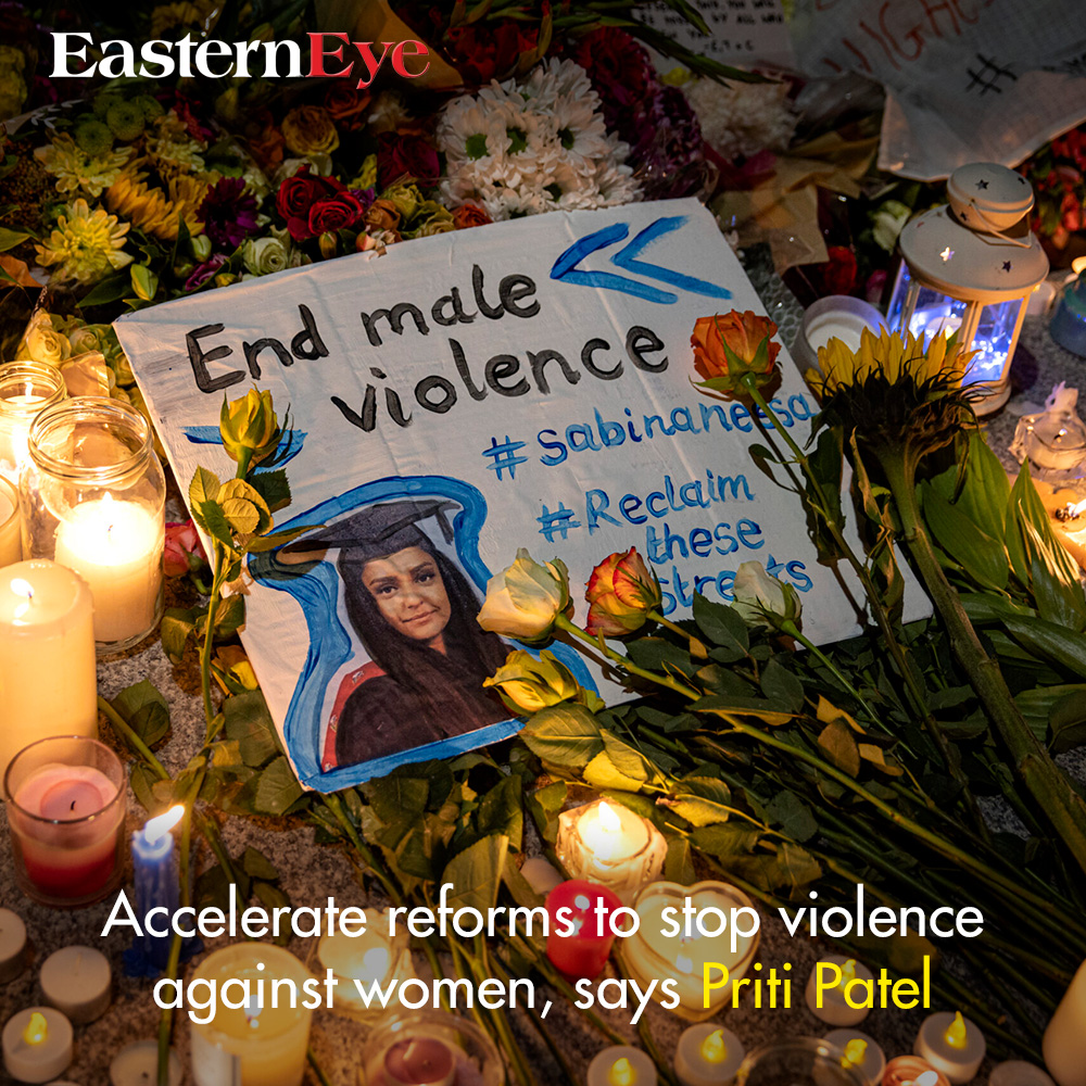 EasternEye's tweet image. Accelerate reforms to stop violence against women, says Priti Patel
Read more- easterneye.biz/priti-patel-po…
#PritiPatel
#ViolenceAgainstWomen
#ReformAgenda
#WomenSafety
#GovernmentAction
#GenderEquality
#PolicyChange