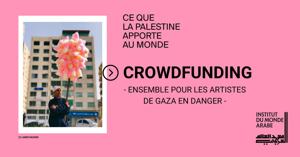 jack_lang's tweet photo. « Ensemble pour les artistes de Gaza en danger »

La situation est urgente : les artistes de #Gaza exposés à I'@imarabe dans le cadre de l’exposition « Ce que la #Palestine apporte au monde » sont en danger. 
Des institutions et établissements culturels se coordonnent 1/4 https://t.co/d03O7FNT9v