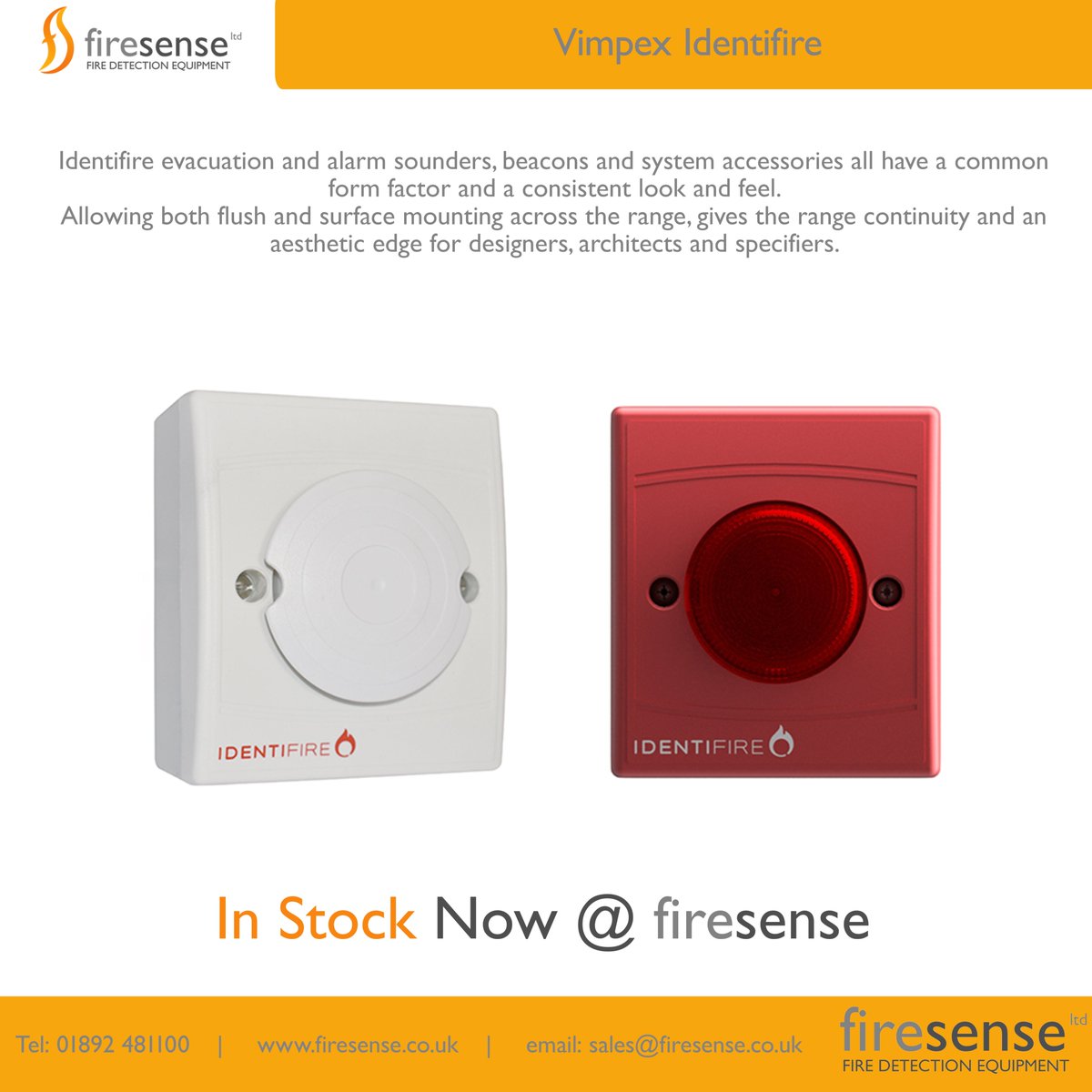 Firesenseltd's tweet photo. Identifire from @VimpexLtd is a sleek approach to fire evacuation and alarm products, with a unique capability for the entire range to be flush or surface mounted.

https://t.co/wJgZRdxP45

#vimpex #identifire https://t.co/jvao7glquP