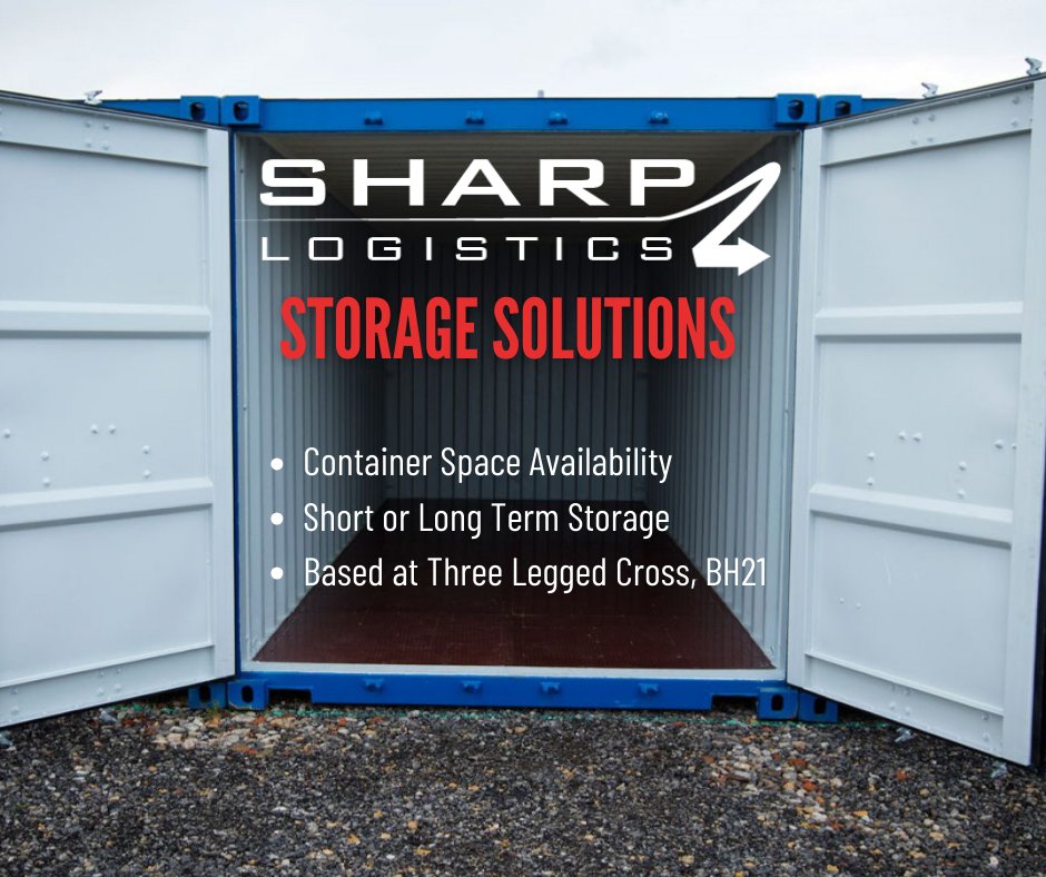 LogisticsSharp's tweet image. 📣 Storage space available - Business or Private welcome - For more information: 📞01425 542842  📨 sharplogistics247@gmail.com

#storage #container #dorsetstorage #storagesolution #dorsetbusiness #hampshirebusiness