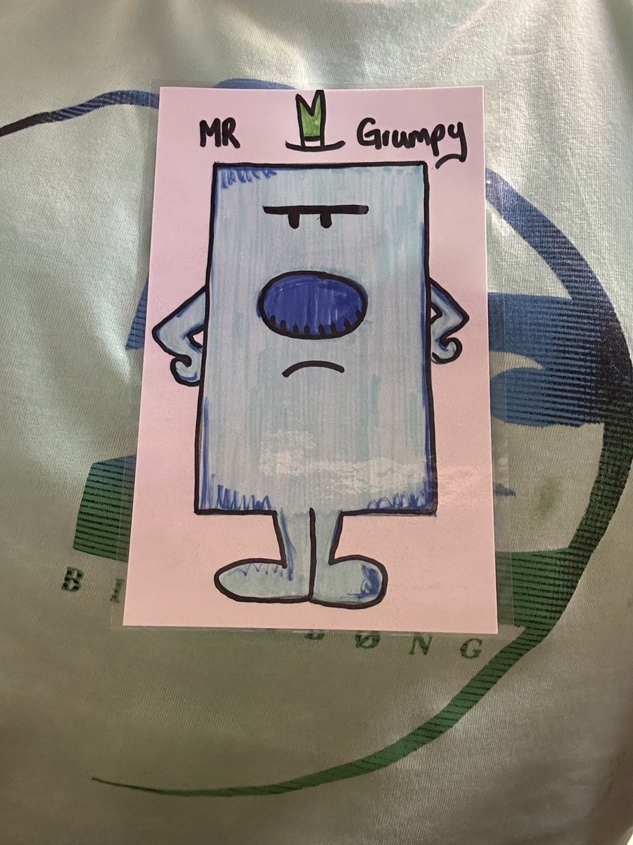 rowjoelane's tweet image. #worldbookday2024
#MrGrumpy 
When the children choose which character you are. 🤦‍♂️ 

But I love the #Stpatrickday2024 hat. ☘️