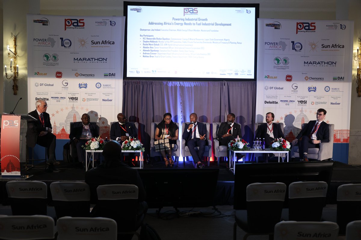 💡H.E. #BiodunOgunleye,Commissioner,Energy &Mineral Resources, #Nigeria,addressed in 'Powering Industrial Growth:Addressing Africa's Energy Needs to Fuel Industrial Development.'#PAS24 exploring innovative models for addressing Africa's energy needs to fuel industrial development