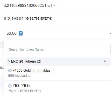 got Thruster rewards + Blast Gold from $YES x.com/YESMONEYY420/s…