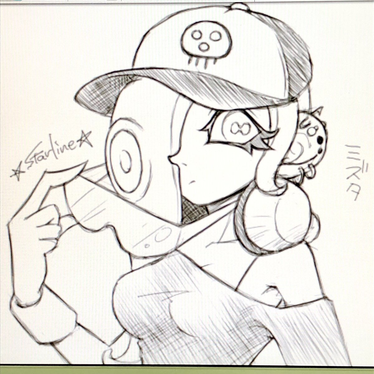 【Dedf1sh】
ミズタ落書き_φ(･_･
#splatoon3 #スプラトゥーン3
#NintendoSwitch 
#サイドオーダー