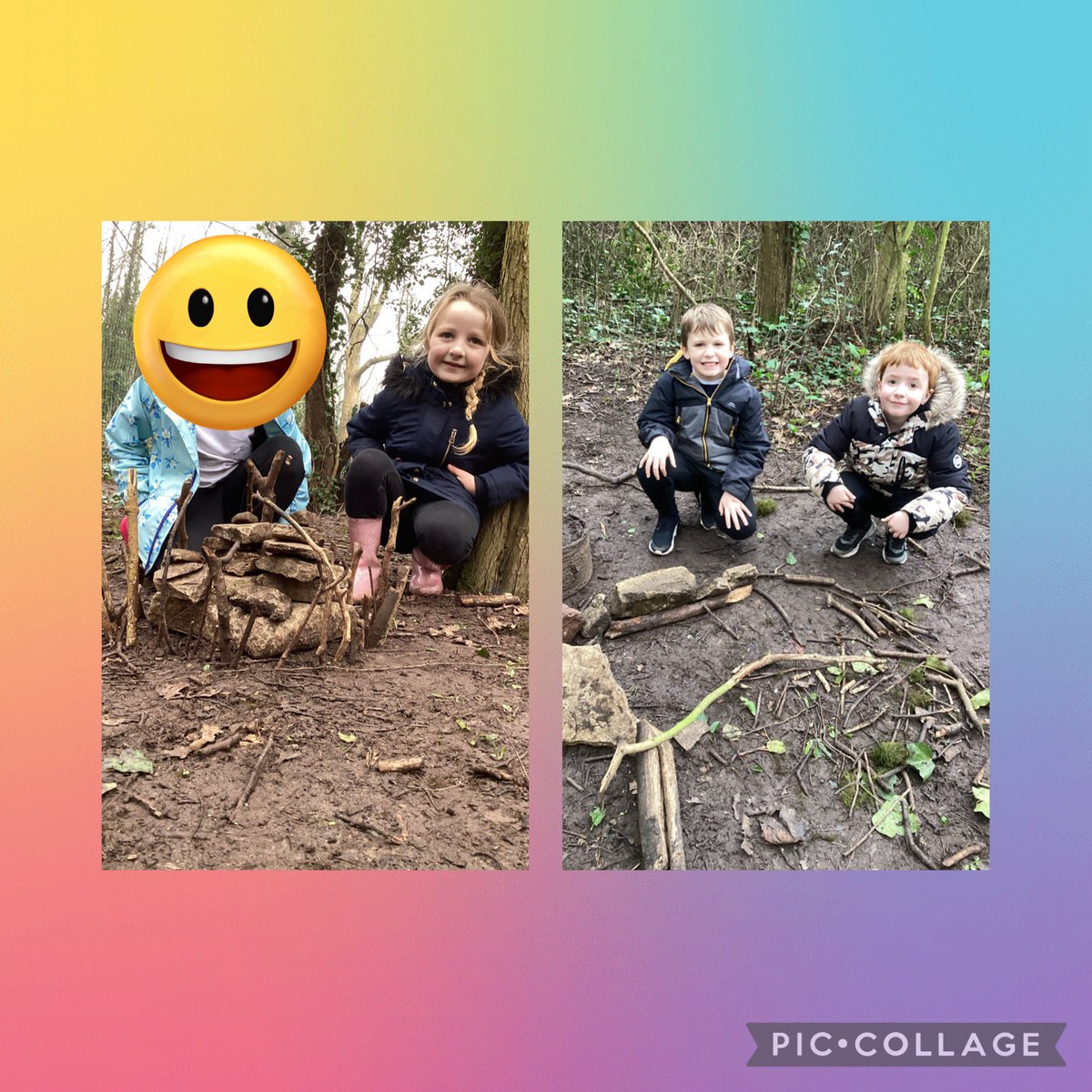 BandBschool's tweet photo. @BandBschool Team Aire worked collaboratively with Team Ouse following their visit to @PonteCastle to improve on their castle building skills. #bandbforestschools @teach_outdoors #bandbhistory #bandbSTEM https://t.co/7AVUwBDlCQ