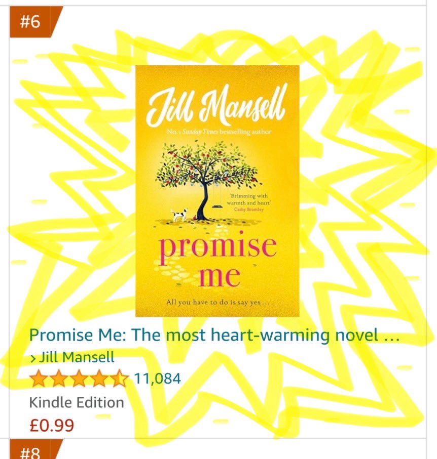 Sorry to keep banging on, but Promise Me is still 99p and Kindle UK has just let me know that these two are in the sale as well. I’m so cheap right now. 📚😎📚