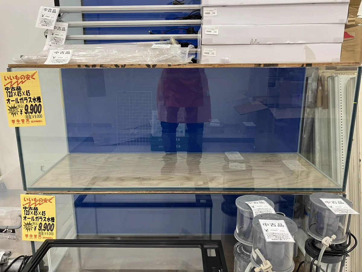 大きめ ガラス水槽 使用済品 中古 汚れあり 引き取り限定(埼玉) GID96BibkAAcsgc?format=webp&