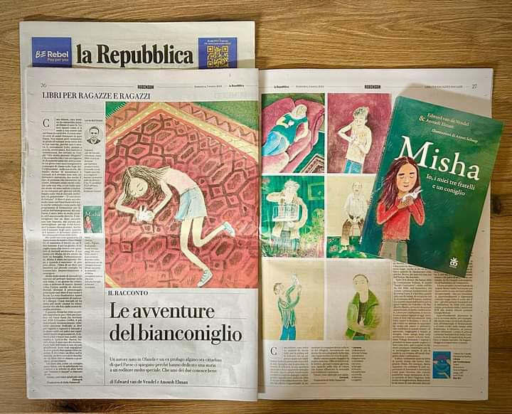 "Misha" arriva domani in libreria! <a href="/Robinson_Rep/">Robinson di Repubblica</a> lo ha ricordato domenica dedicando al libro uno spazio speciale