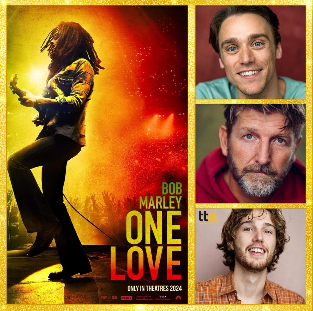 Our incredible BENEDICT CLARKE, SIMON BASS & DOMINIC CHARMAN can be seen in the new movie, Bob Marley: One Love! Out now!✨ ⭐️Clients: BENEDICT CLARKE, SIMON BASS & DOMINIC CHARMAN 🎬Casting: @KharmelCochrane 💥Film: Bob Marley, One Love #tta #ttaadults #bobmarleyonelove