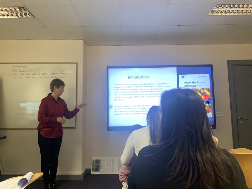 Marie Hyland on the development of a logic model for a school-based substance use prevention programme 👏🏻 #THEconf2024 @TCD_SNM @TheConf_TCD @ComiskeyCath