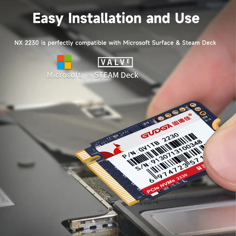 GudgaSSD's tweet photo. GUDGA M.2 2230 NVMe 1TB 512GB PCIe Gen 3x4 Ssd🤓
#nvme2230 #GUDGAssd #Gen3x4 #InternalSolidStateDrive #PCIE2230 #M2ssd #nadaflash #pcSSD #HDD https://t.co/NEso1SULKi