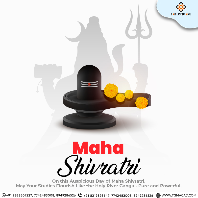 tgmacad's tweet photo. 🕉 TGM Infotech Wishes You a Blissful Mahashivratri! 
🙏 May Lord Shiva's Divine Blessings Illuminate Your Path with Success, Prosperity, and Wisdom. 🎯 Let's Embrace the Spirit of Renewal and Growth Together. 🌈 https://t.co/G6kynCHHCP
