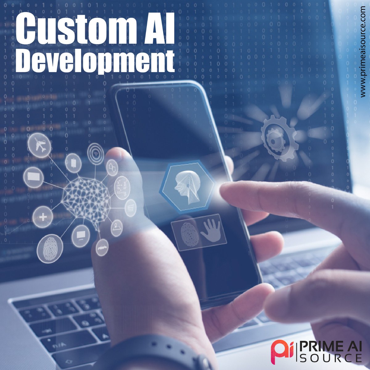 PrimeAISource's tweet image. Elevate your business with custom AI solutions tailored to your unique needs. Our team of experts will harness the power of artificial intelligence to drive innovation, enhance efficiency. 💡
.
. #customaidevelopment #primeaisource #customaidesign