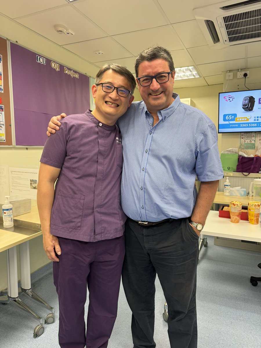 profp_edinsurg's tweet photo. Very special day today meeting up with many of the amazing critical care staff at Queen Elizabeth Hospital in Hong Kong who looked after me for two weeks this time last year. @RCSEd #grateful #thankful https://t.co/hkTqzLmFNF