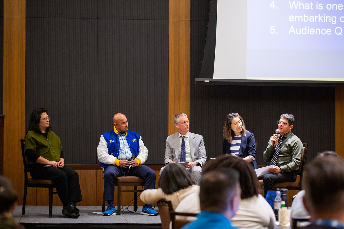 Gathering at @UCLA for the #21CSLA Spring Collective Retreat, attendees discussed equity leadership with notable guests. Key themes included active listening, uplifting all voices, and building trust to create schools that tend to the needs of all communities. #LeadingForEquity