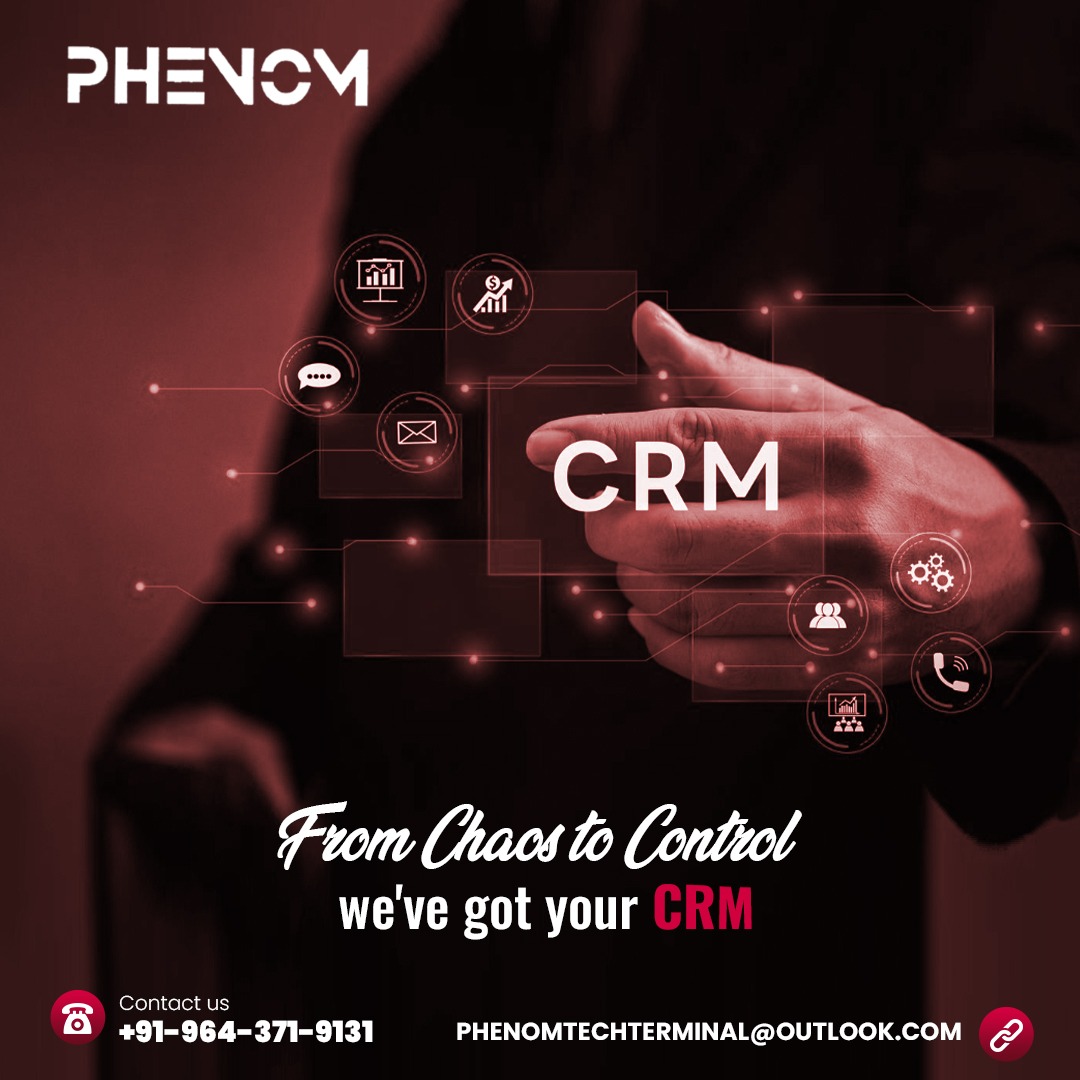 phenom_tec15092's tweet photo. From chaos to control, we've got your CRM covered! 📊

Contact us for more Information

🔗Visit Our Website: https://t.co/ehWdRq8yLv
📞 Call Now: +91-964-371-9131

#phenom #voip #phenomtechterminal #voipservices #voipprovider #futureofcalling #VOIPUpgrade #BusinessEfficiency https://t.co/f0R513ZGPT
