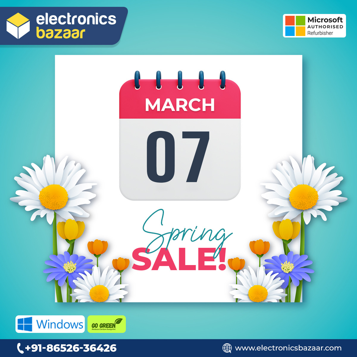 electrosbazaar's tweet image. ♻️ Up your tech game #sustainably with a #refurbishedlaptop from #ElectronicsBazaar! Great deals, amazing #quality, and happy planet!
electronicsbazaar.com #Sustainable #SpringSale #ShopNow