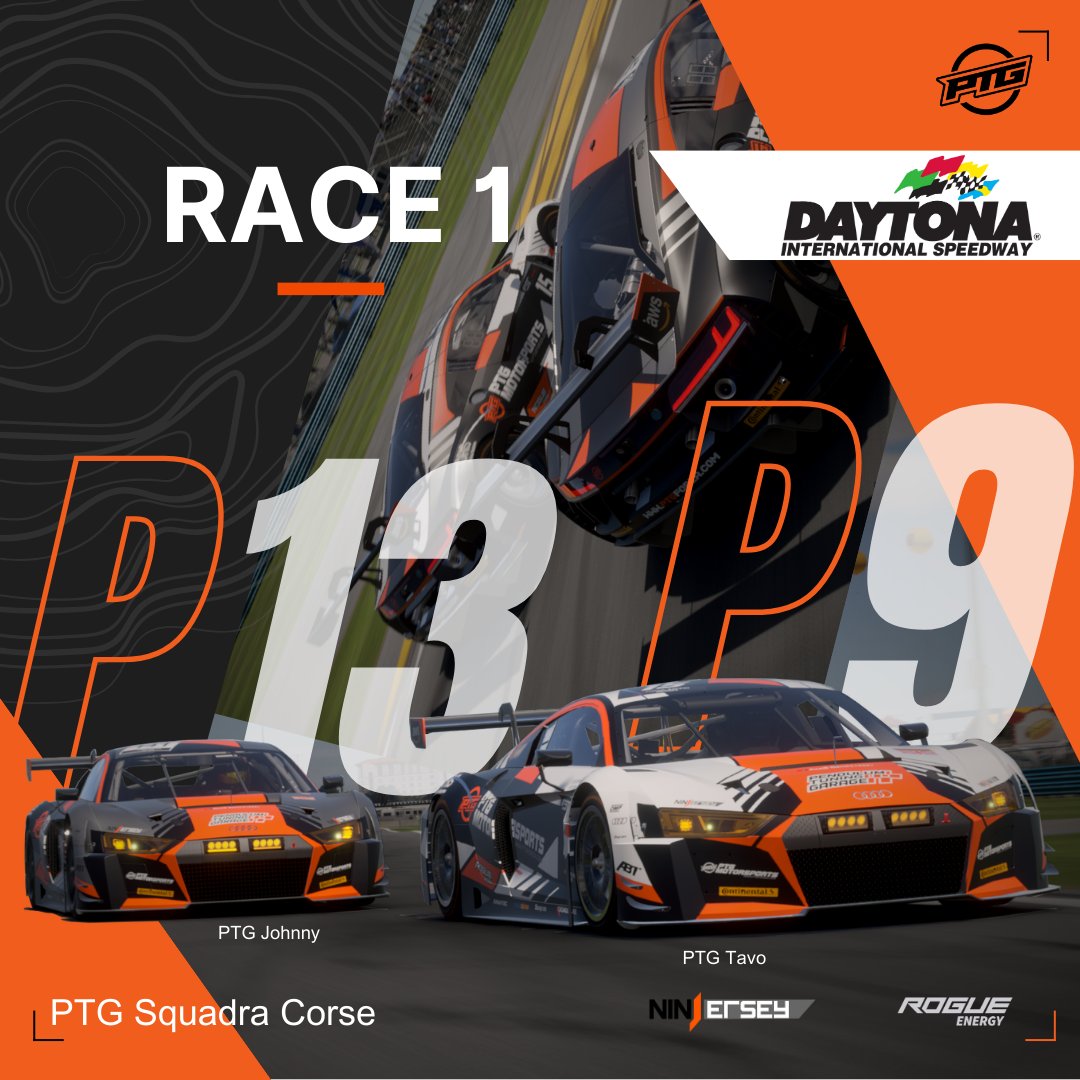 ptg_johnny's tweet photo. Starting P1 with @PTG_TAVO on pole and me P3 @ptg_johnny 

But a lot of strugglin , crashes and race incidents of other drivers that unfortunatley both cars was a part o those incidents.

Next stop Watkins Glen.

#forzamotorsport #VirtualPhotography  #forzaphotography
@PTGforza https://t.co/93UpnN89YI