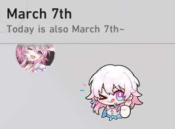 HercLF's tweet photo. March 7th (local tz)
Today is also March 7th~
(>◡●)b

x

#BlackSwan #Sunday #Robin #Misha #Firefly #Gallagher #DukeInferno #Sam #Acheron #Aventurone #HonkaiStarRail #Sparkle #Penacony #March7th #Trailblazers #崩壊スターレイル #jingyuan #Vtuber  #Mihoyo #Hoyoverse #Cognosphere https://t.co/ZahBVIkpUu