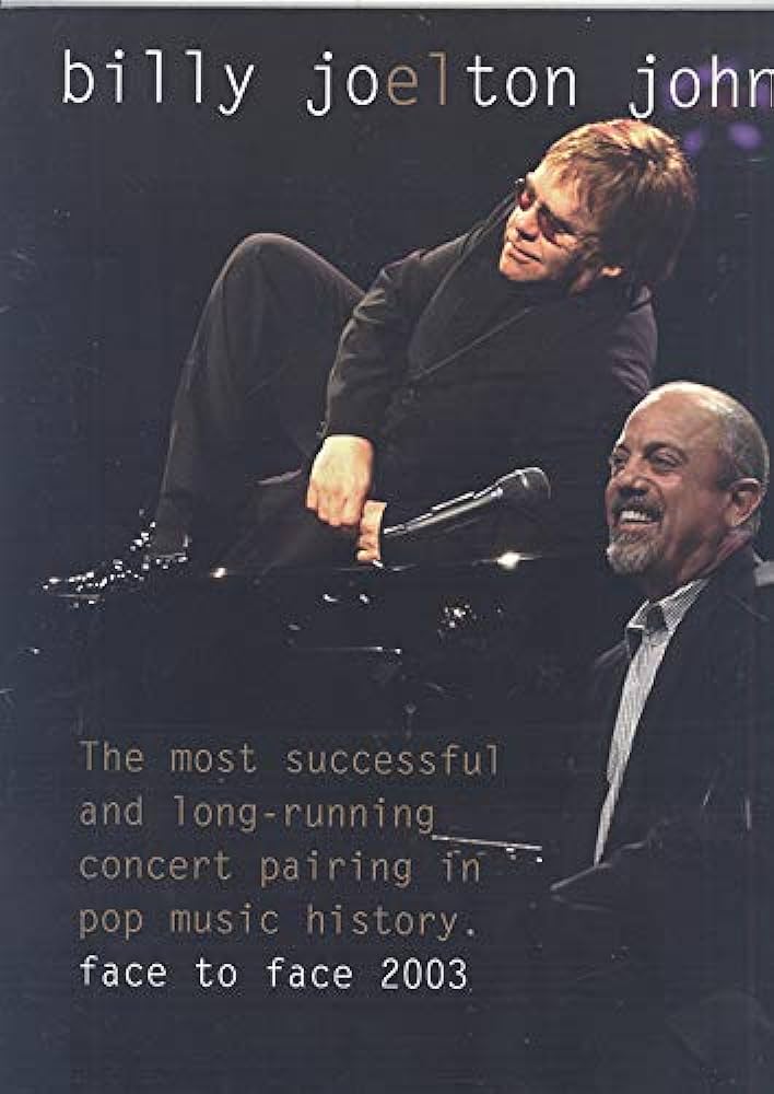 dvesean's tweet photo. March 7 2003
Mellon Arena Pittsburgh

Elton John &amp; Billy Joel did 8
Face To Face World Tours over the yrs,
1994-2010.

Including at Three Rivers Stadium,
August 1994 (we were at that one),

And also
21 yrs ago today in 2003,
At the Mellon Arena.

Sir Elton's now 76,
Billy's 74. https://t.co/GoKC9VP0sk