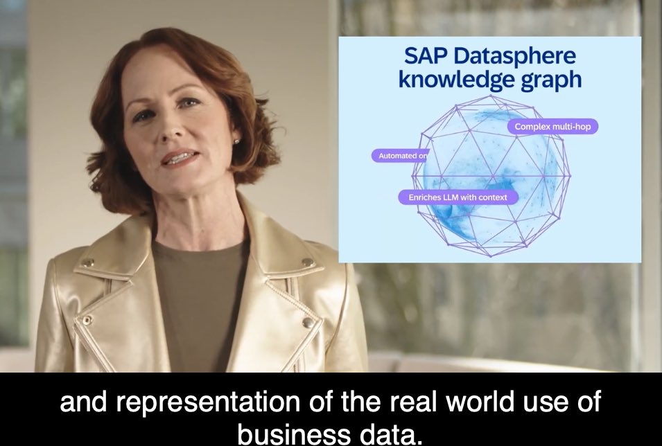 xjhacking's tweet image. SAP Datasphere knowledge graph - the “knowledge backbone of your business”. #SAPDataUnleashed