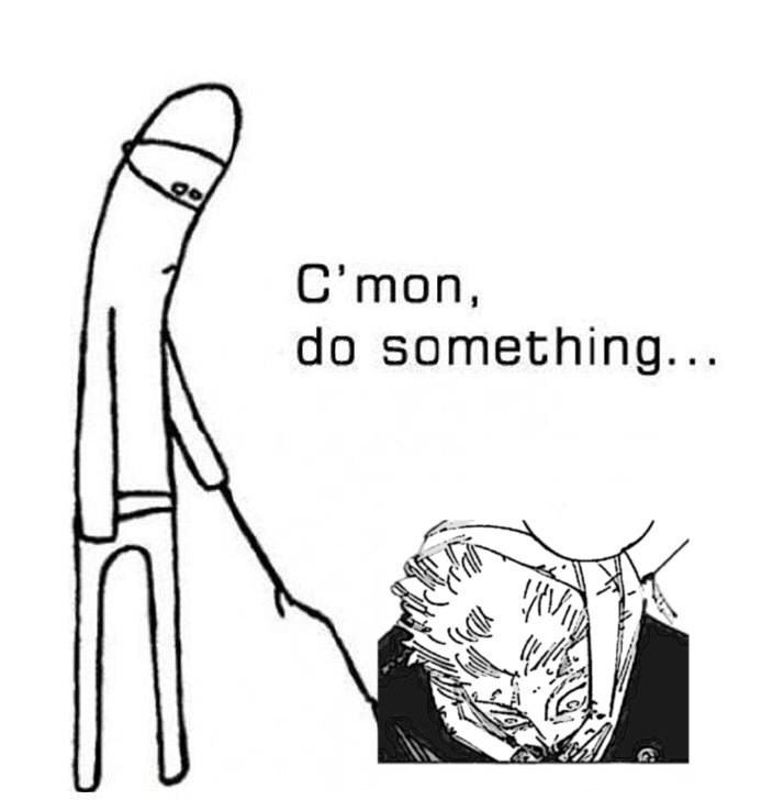 RealFobi's tweet image. reading latest chapter leaks of jjk and all i could think of.