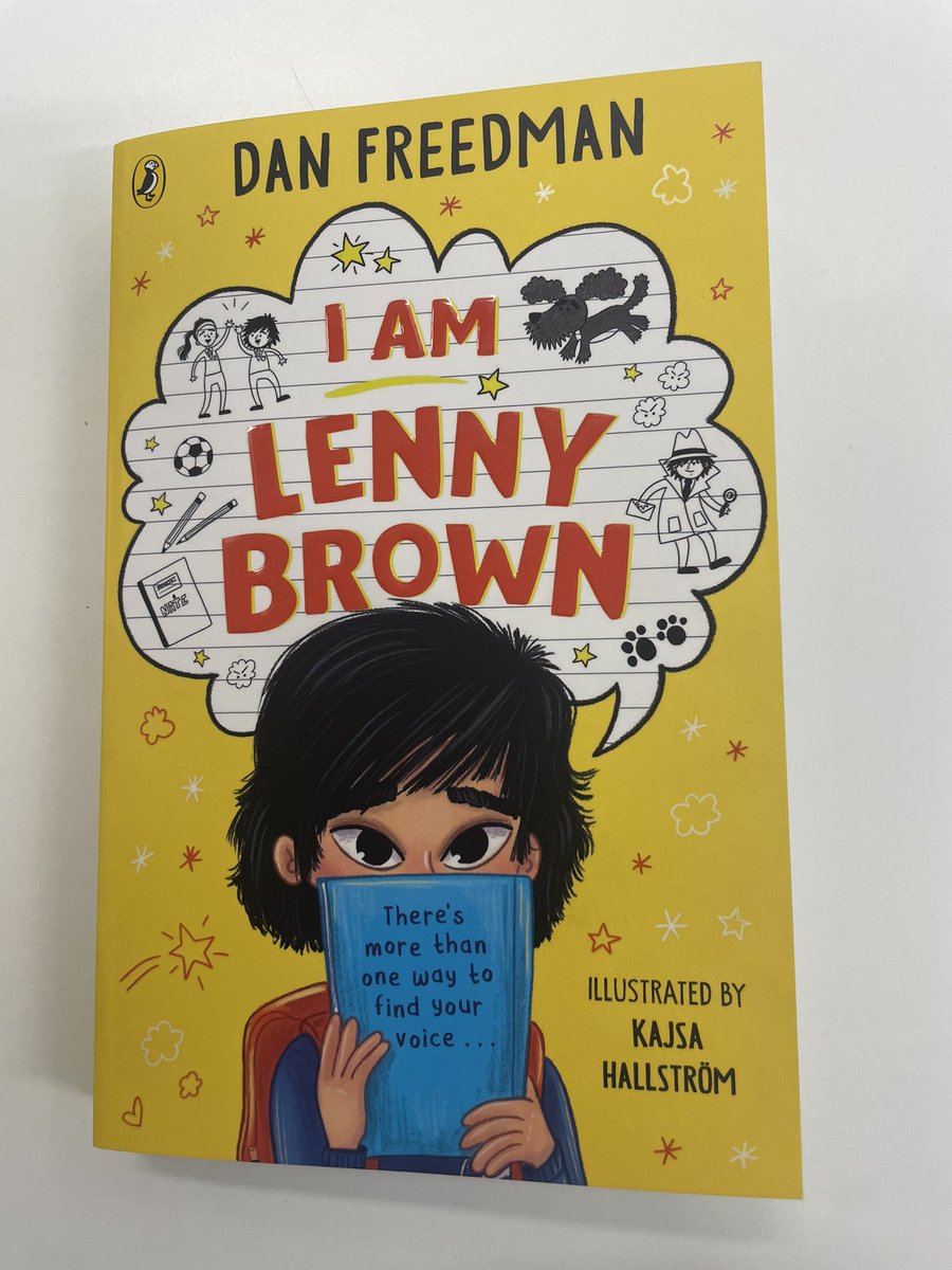 I’m thrilled to reveal this year’s #WorldBookDay T-Shirt inspired by #IAmLennyBrown @DanFreedman99 @kajsahart It’s going to be pure joy to wear this in school today and talk about this beautifully written and deeply empathic book with our pupils @UoBSchool @WorldBookDayUK 😊⚽️📚