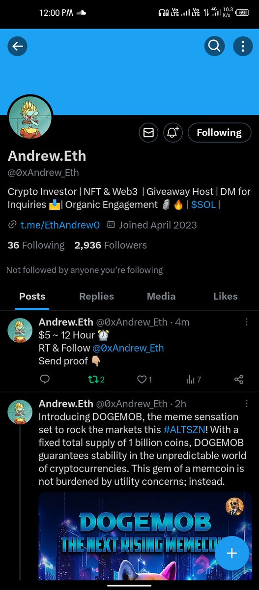 mrgod_manager's tweet photo. @0xAndrew_Eth Done ✅ https://t.co/885AhHjNXz