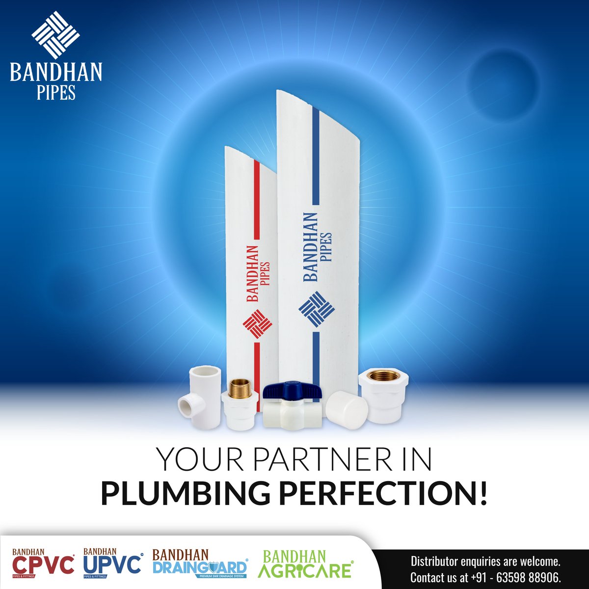 Experience flawless flow with Bandhan Pipes – your ultimate plumbing partner! From reliability to efficiency, we've got you covered. . . #bandhanpipes #drainguard #SochoBandhanPipes #pipes #plumbing #pvc #pvcpipes #industry #cpvc #upvc #swr #waterpipes #water #watersupply