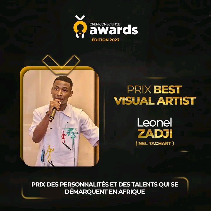 BEST VISUAL ARTIST | Nel Tachart

Nel Tachart de son vrai nom, Léonel ZADJI est un Artiste peintre plasticien autodidacte, body-painter Béninois.

Spécialisé dans la réalisation des œuvres d'art sur du verre transparent il est aussi réputé pour commencer ses œuvres à l'envers🙃.