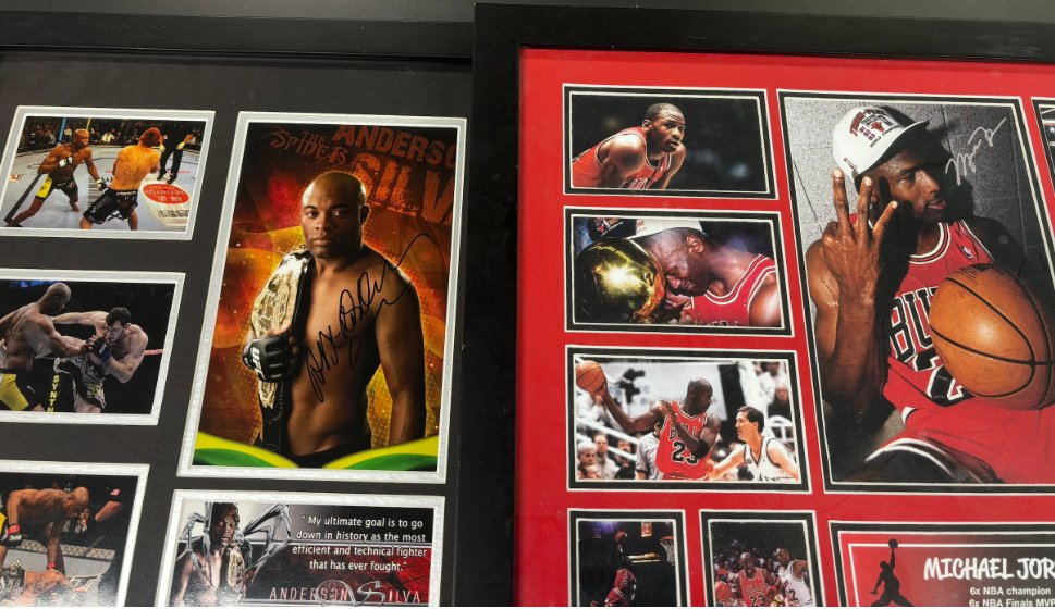 Ballajura Police seized a number of collectible items believed to be stolen. Two framed limited edition sports memorabilia as pictured and numerous basketball cards. If the items pictured belong to you please contact Ballajura with proof of ownership. IR 070324123014497 #fb