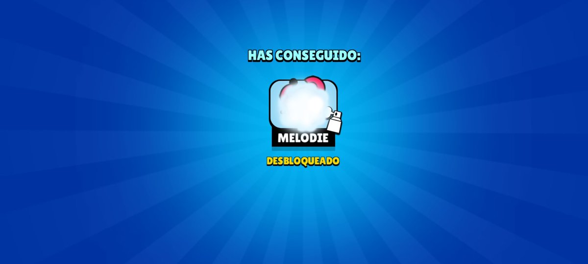 IrvinGarca9's tweet photo. Me salió un spray de Melodie, pero no está en el juego @BrawlStars @BrawlStarsES #BrawlStars #melodiebrawlstars https://t.co/oN2Lp3DMpz