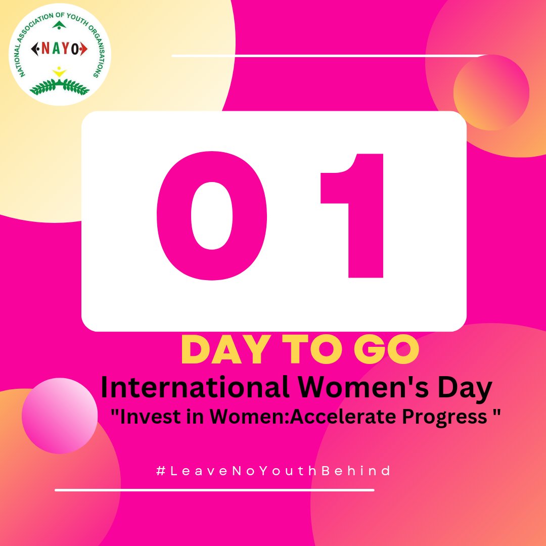 📢📢Its About To Go Down 📍#InternationalWomensDay 📌Invest in Women: Accelerate Progress #WomensHistoryMonth #LeaveNoYouthBehind