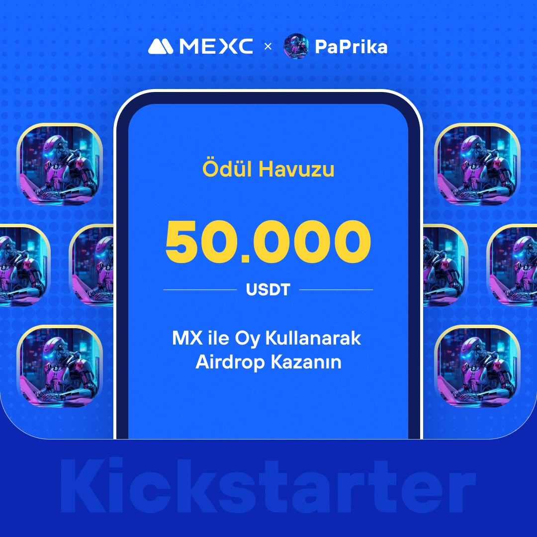 🚀 #MEXCKickstarter - <a href="/PPAI_Ai/">PaPrika</a> $PPAI Projesi için Oy Kullanın, 50.000 $USDT Airdrop Kazanın! 

🗳️ Oylama Tarihi: 7 Mart 2024 10.00 - 8 Mart 2024 09.50

📌 Ayrıntılar: mexctr.info/4a2PTSi

#MEXCTürkiye #MXToken #MX #BTC