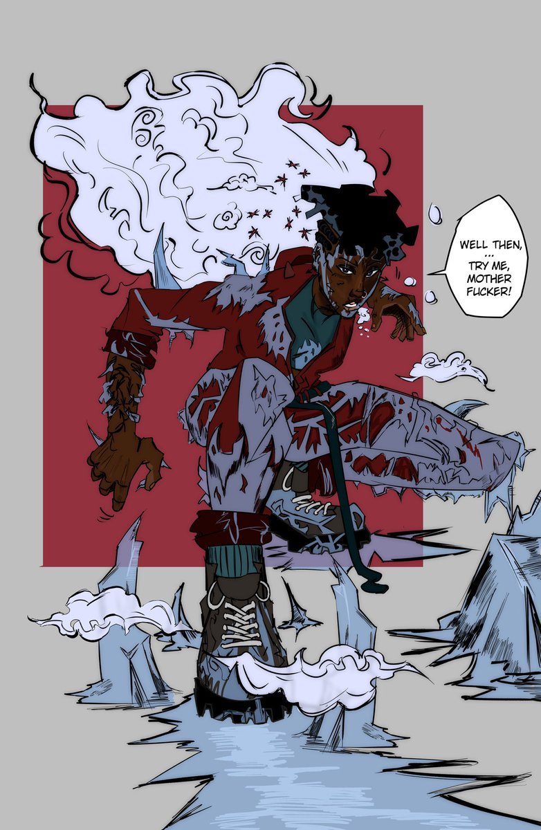 wootarts's tweet photo. My Main Character Etta Nyok - She has Ice Powers in the apocalypse - #TheDeadofDay | #wootarts #sketch #comicartist #writer #blackartist #southsudaneseartist
#artist #art #digitalart #anime #manga #comics #illustration #drawing #queer #storyboard |
#tdod #ettanyok #etta | https://t.co/CmjU42xxXH