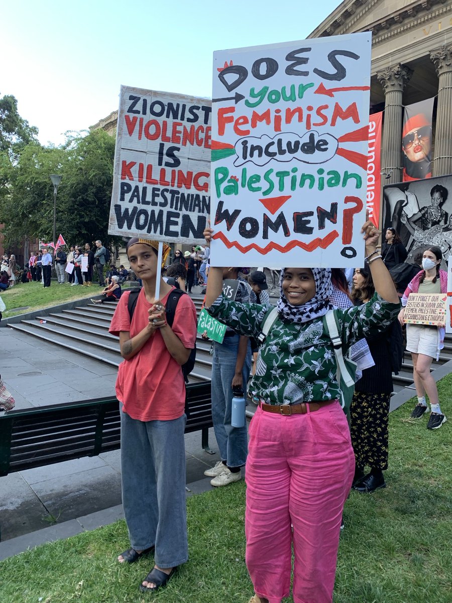 akaWACA's tweet photo. Does your feminism include Palestinian women?
#IWD2024 
#Naarm https://t.co/O2jBJmEuMz