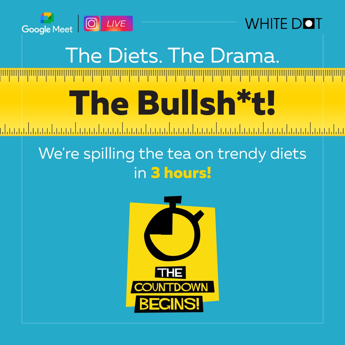 whitedotbasket's tweet image. Ready to ditch diet myths? 🚫 Join Dr. Ambika Niranjan and WhiteDot's Co-founder, Prerna Mokha. 🎙️ Today, 9:15 pm!

Live on Google Meet ➡ bit.ly/4bU6PfH
Live on Instagram ➡ bit.ly/48vFo8Z

#SpotTheClean #Diet  #nutritionfacts #healthychoices #wellnesswebinar
