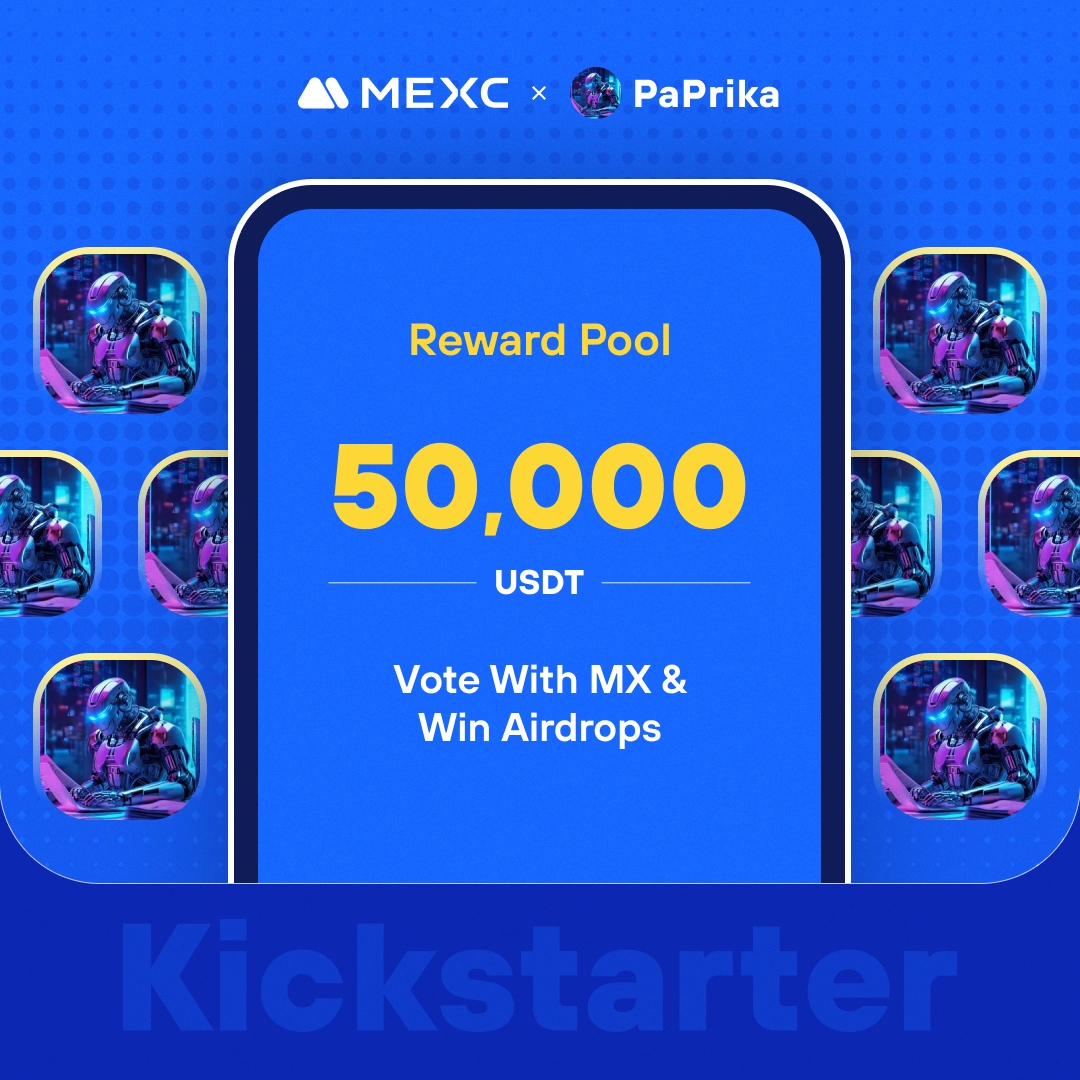.<a href="/PPAI_Ai/">PaPrika</a>, a community-driven organization built to solve what might be called the “liquidity problem”, is coming to #MEXCKickstarter 🚀

🗳Vote with $MX to share massive airdrops
📈 $PPAI/USDT Trading: 2024-03-08 09:00 (UTC)

Details: mexc.com/support/articl…
