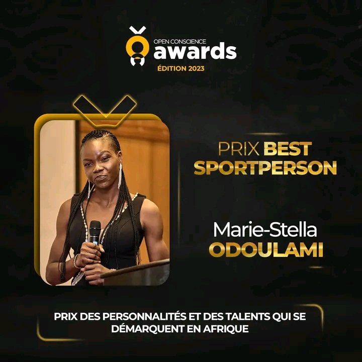 BEST SPORTPERSON | Marie-Stella Odoulami

Championne internationale Béninoise, <a href="/StellaOdoulami/">Marie Stella ODOULAMI</a>  est Ceinture noire 1er Dan.Elle remporte 34 médailles internationales dont 21 médailles d'Or, 6 médailles d'Argent et 7 médailles de Bronze et est  6x gagnante de la zone 3.
Bravo!