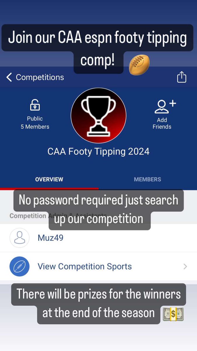 Join our tipping comp! footytips.com.au/comps/caa_foot…