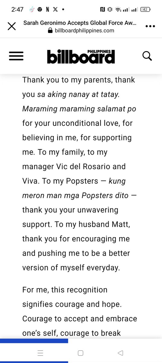 zodiacsign2436's tweet photo. Sarah G's full acceptance speech!

SARAH G BILLBOARD HONOREE
#BBWomenInMusic       
#GlobalForceSarah https://t.co/ebcxakZuyG