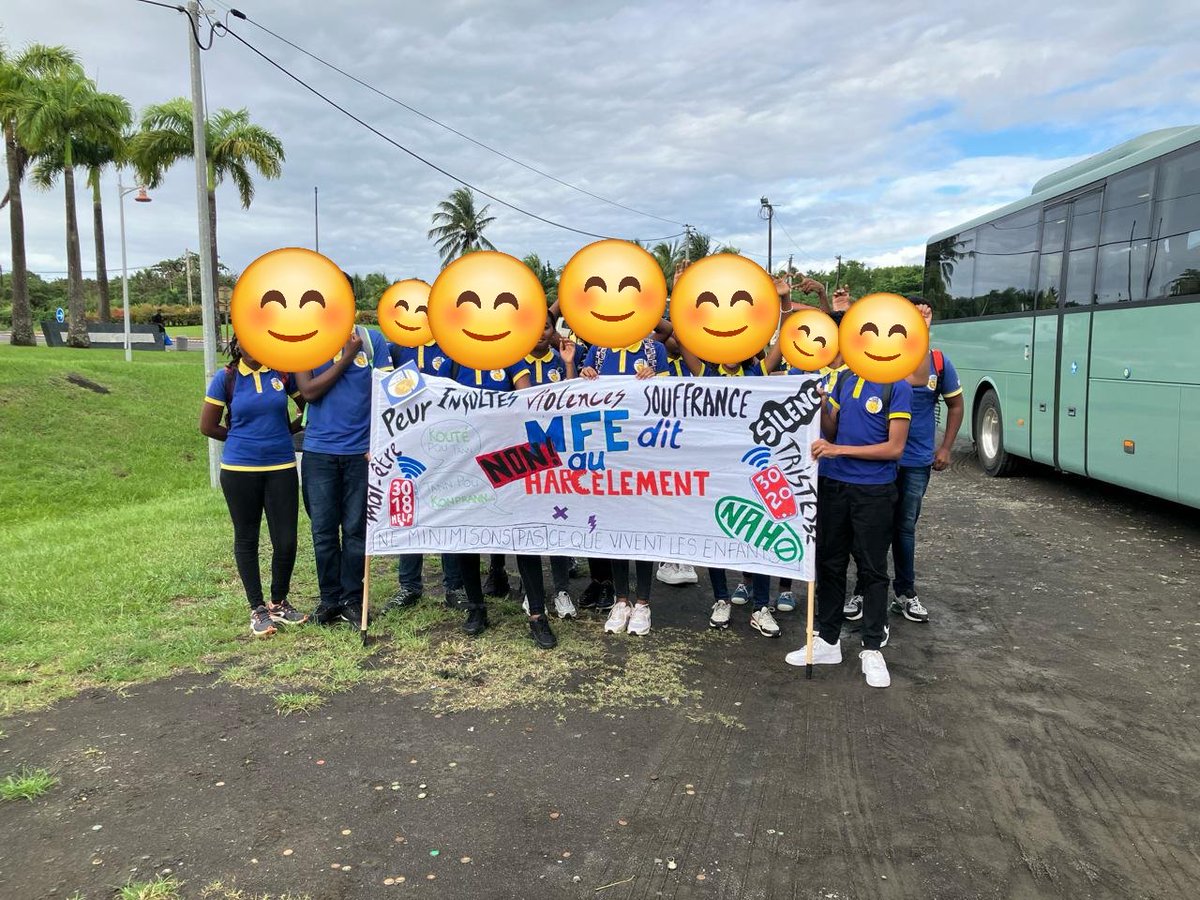 Toujours mobilisés, nos élèves ont participé à la Marche Non au harcèlement le mardi 5 mars au Lamentin. <a href="/clgpetitmanoir/">Collège Petit Manoir</a> <a href="/acmartinique/">Académie de Martinique</a>
