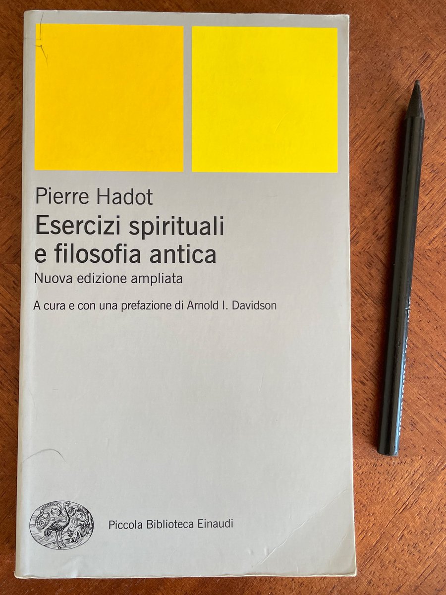 eugeniolarosa77's tweet photo. “L’atto filosofico non si situa solo nell’ordine della conoscenza, ma nell’ordine del Sé e dell’essere: é un progresso che ci fa essere più pienamente, che ci rende migliori”
Pierre #Hadot https://t.co/AM595GKlgT