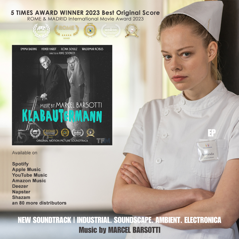BarsottiMarcel's tweet photo. ❤️SPOTIFY PLAYLIST ALBUM KLABAUTERMANN. 5 music awards. By composer Marcel Barsotti. OUT NOW! Photo©D.Dornhoefer https://t.co/bQttYtJb3a
#klabautermann #soundscape #industrial #ambient #fx #electronica #soundtrack #ankesevenich #emmabading #marcelbarsotti #score #filmmusic https://t.co/b5iKYrebLU