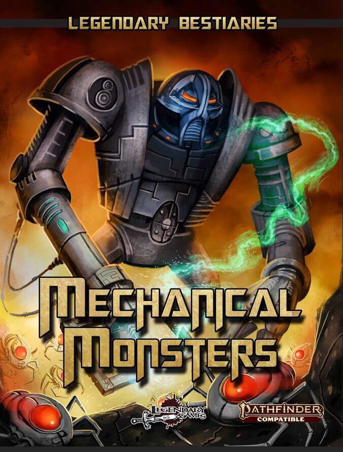 Mechanical Monsters (PF2) Now in Print 5d-blog.com/mechanical-mon… @LegendaryGamesJ @DriveThruRPG