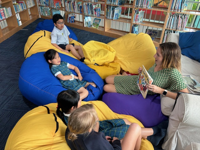 MCMPrePrep's tweet photo. Amidst the Book Week buzz, Tuesday Tales showcased the enchanting stories: "The Hospital Dog," "Six Dinner Sid" and "The Tin Forest".  Mrs. Baker skillfully brought these tales to life with her captivating narration. https://t.co/Ivq5xSpVVb